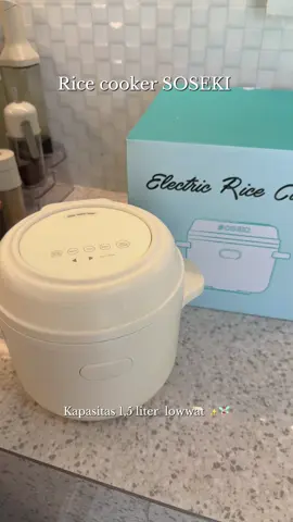 Rice cooker soseki 1,5 liter #ricecooker #sosekiricecooker #ricecookerlowcarbo 