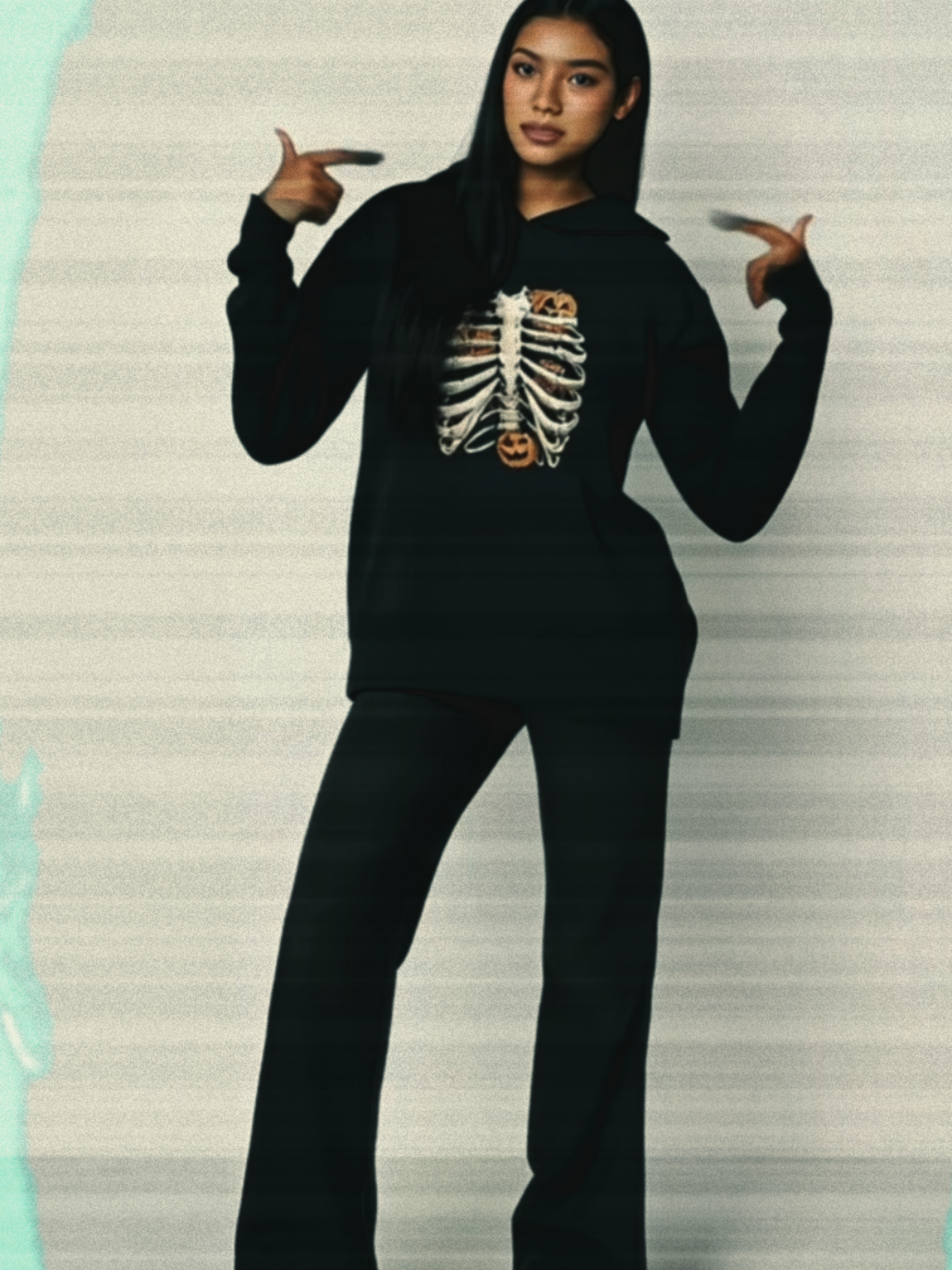 #CapCut Super cute hoodie for the spooky season!!! #spookyseason #halloween #skeleton #fypシ 
