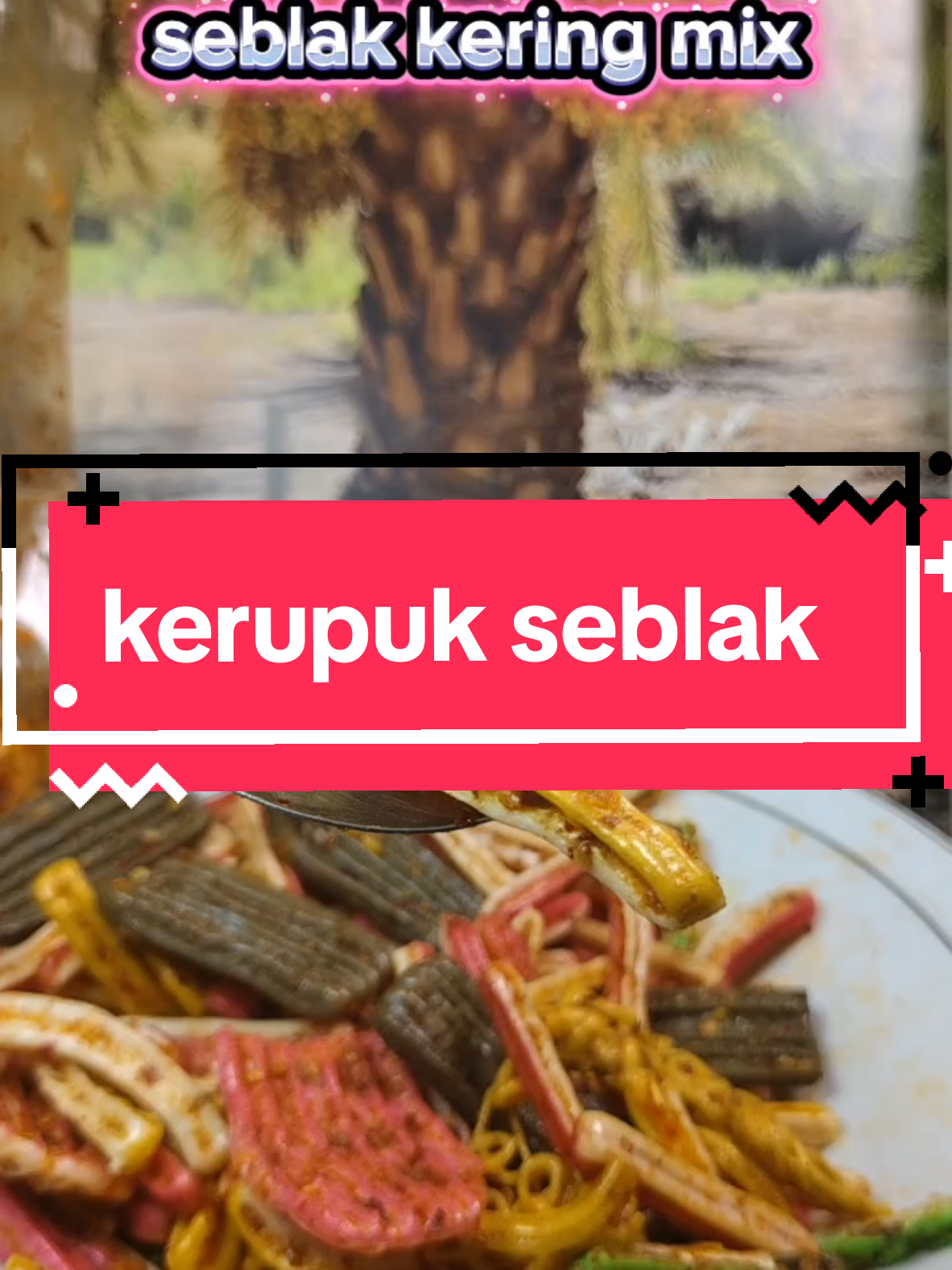 cocok buat pecinta seblak versi nyemil kriuk, gurih, dan pedas #seblakkering #snack #asmr #seblak #kerupukseblak 