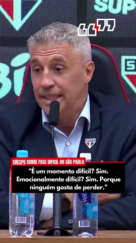 Crespo lamenta momento difícil que o São Paulo está passando | COLETIVA DE IMPRENSA PÓS JOGO CONTRA O CEARÁ #crespo #saopaulo #saopaulofc #futebol