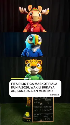 FIFA resmi memperkenalkan tiga maskot untuk Piala Dunia 2026 yang akan digelar di Amerika Serikat, Kanada, dan Meksiko. Maskot ini dipilih untuk mencerminkan identitas dan simbol khas dari masing-masing negara tuan rumah.  1. Clutch si Elang Botak dari Amerika Serikat  Amerika Serikat menghadirkan maskot bernama Clutch, seekor elang botak yang menjadi simbol nasional negara tersebut. Clutch digambarkan sebagai seorang gelandang dengan nomor punggung 10, nomor yang identik dengan bintang sepak bola Amerika seperti Christian Pulisic dan Landon Donovan.  2. Maple si Rusa Hutan dari Kanada  Kanada memilih Maple, seekor rusa hutan yang menjadi ikon fauna negeri itu. Maple berperan sebagai penjaga gawang dengan nomor punggung 1, sebagai penghormatan kepada kiper Kanada di Piala Dunia sebelumnya. Nama “Maple” juga terinspirasi dari daun maple, simbol nasional yang melekat pada identitas Kanada.  3. Zayu si Jaguar dari Meksiko  Dari Meksiko hadir Zayu, seekor jaguar yang sarat dengan nilai budaya. Dalam peradaban kuno seperti Maya, jaguar dianggap lambang kekuatan dan keberanian. Zayu digambarkan sebagai penyerang dengan nomor punggung 9, mengingatkan pada striker legendaris Meksiko seperti Hugo Sánchez dan Jared Borgetti.  Dengan kehadiran tiga maskot ini, FIFA berharap Piala Dunia 2026 tidak hanya menjadi ajang olahraga, tetapi juga perayaan keragaman budaya dari ketiga negara penyelenggara.  #PialaDunia2026 #MaskotFIFA #SepakBolaDunia