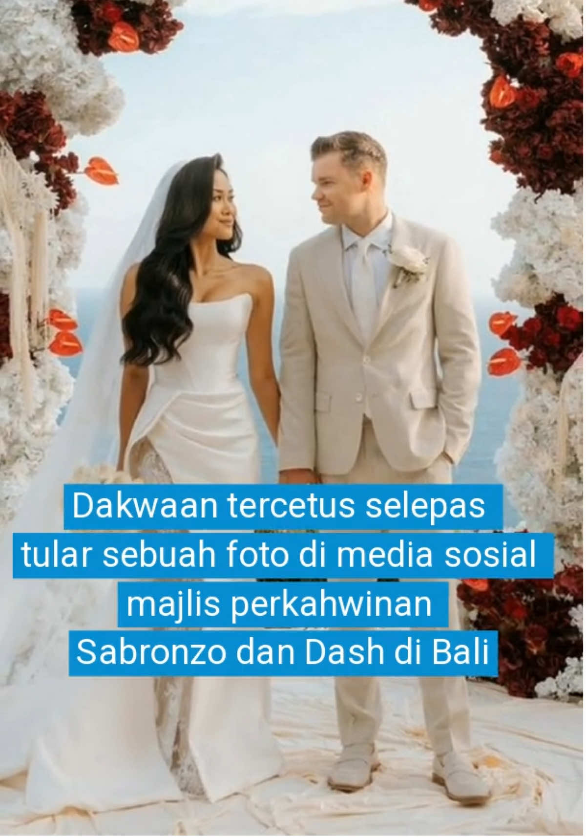 Manis Sabronzo pakai kebaya, suaminya, Dash Berlin pun segak berbaju Melayu ❤️ Congrats, Sab! Selamat Pengantin Baru #xtra #fyp #sabronzodolla #nikah #dashberlin 