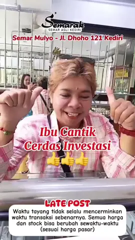 Keputusan bijak nih Ibu Cantik pilih invetasi perhiasan yang pastinya bisa untung di kemudian hari 😍 #tokoemas #emasasli #perhiasanemas #buybackemas 