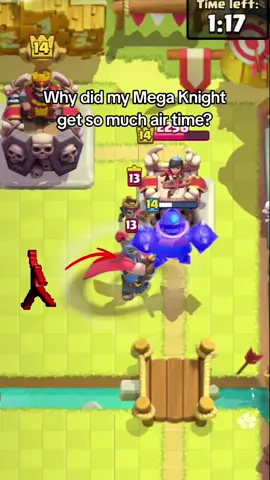What's wrong with my Mega knight? #clashroyale #clashroyalememes #clashtok #fyp #trending 