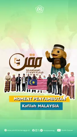 H-1 menuju Musabaqah Qiraatil Kutub Internasional (MQKI) ke-1, para peserta mulai datang ke bumi Sulawesi loh!  Salah satu kafilah yang datang hari ini, Selasa (30/9/2025) adalah peserta dari Malaysia! 🇲🇾  Yuk #sobatpendis kita simak kesan pertama mereka! 🙌 __ 🔗 Follow kami untuk update selanjutnya 📲 IG , X, TikTok: @pendiskemenag Facebook: Ditjen Pendidikan Islam YouTube: Pendis Channel Informasi : www.pendis.kemenag.go.id #pendis #kemenag #mqki2025 #harisantri2025 
