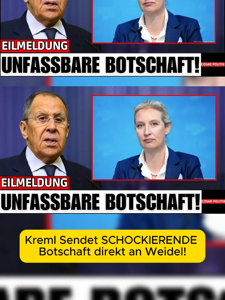 Kreml Sendet SCHOCKIERENDE Botschaft direkt an Weidel!