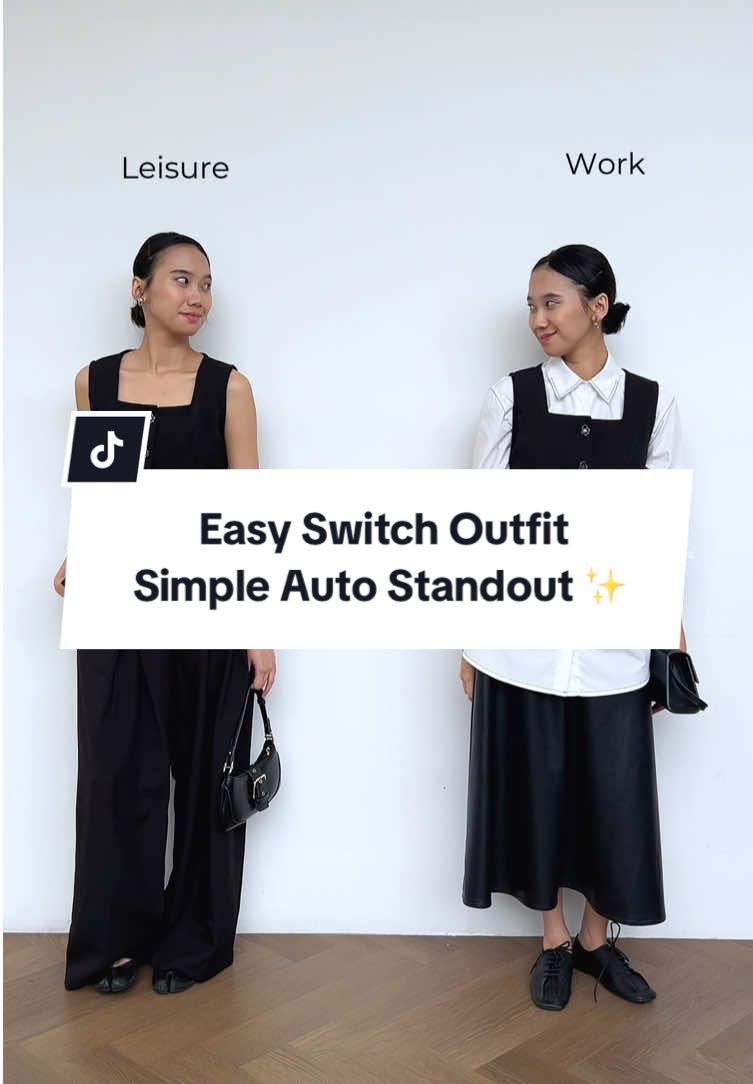 Jenis baju yang beneran bakal cuci-kering-pakai 🫶🏼 #cottoninkstudio #fallwinter2025 #vestwanita #styletips #outfitngantor #kemejakantor #kemejaviral #pleatedskirt #butteryellowoutfit #leatherskirt 