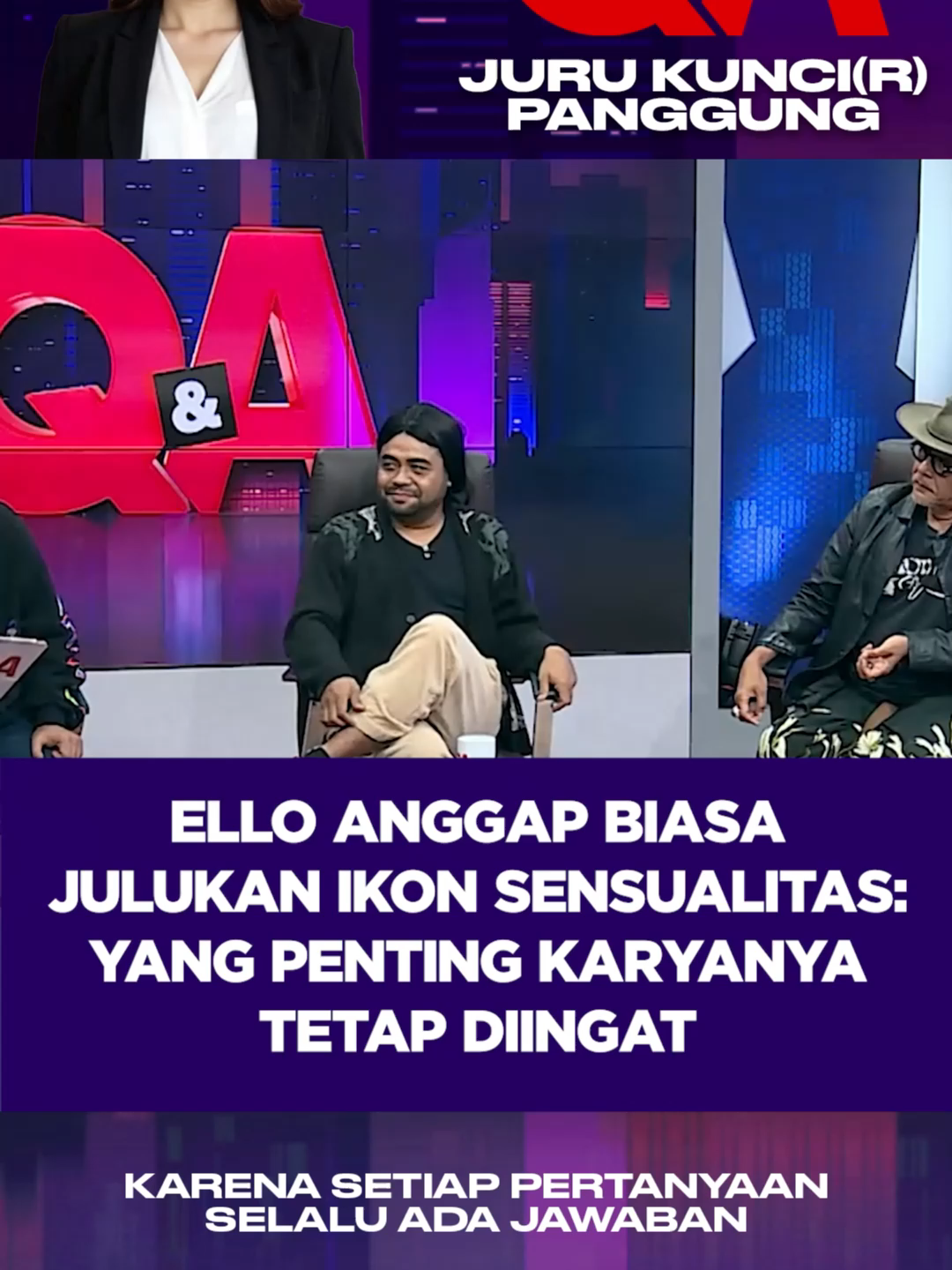 Apakah Ello nyaman dengan komentar netizen soal tren kuncir rambutnya? Saksikan #QNAMETROTV 