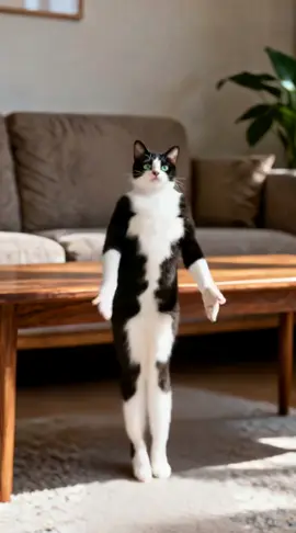 リズムにノる子猫ちゃん🎶 見てるだけで笑顔になる😸 #猫好き #ダンス動画 #AI動画 #癒し系 #可愛い