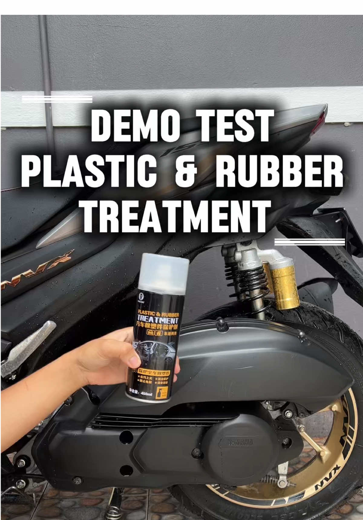 Replying to @Badrul_2271 Memang berkesan tanak inner kusam boleh pakai yang ni 👍🏻.#plastictreatmentspray #coatinginnermotor #plasticcoatingviral #coatingkalisair #renggo 
