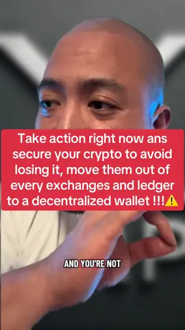 Take action right now ans secure your crypto to avoid losing it, move them out of every exchanges and ledger to a decentralized wallet !!!#xrpcommunity #xrpnation #turmp #xrp #xrparmy 