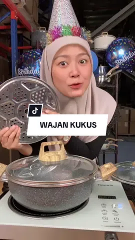 Wajan cekung bonus kukus, mau promonya jangan lupa cek keranjang kuning atau join live ya🔥🥳 #freemir #freemirindonesia #wajanantilengket #wajanfreemir #wajankukus 