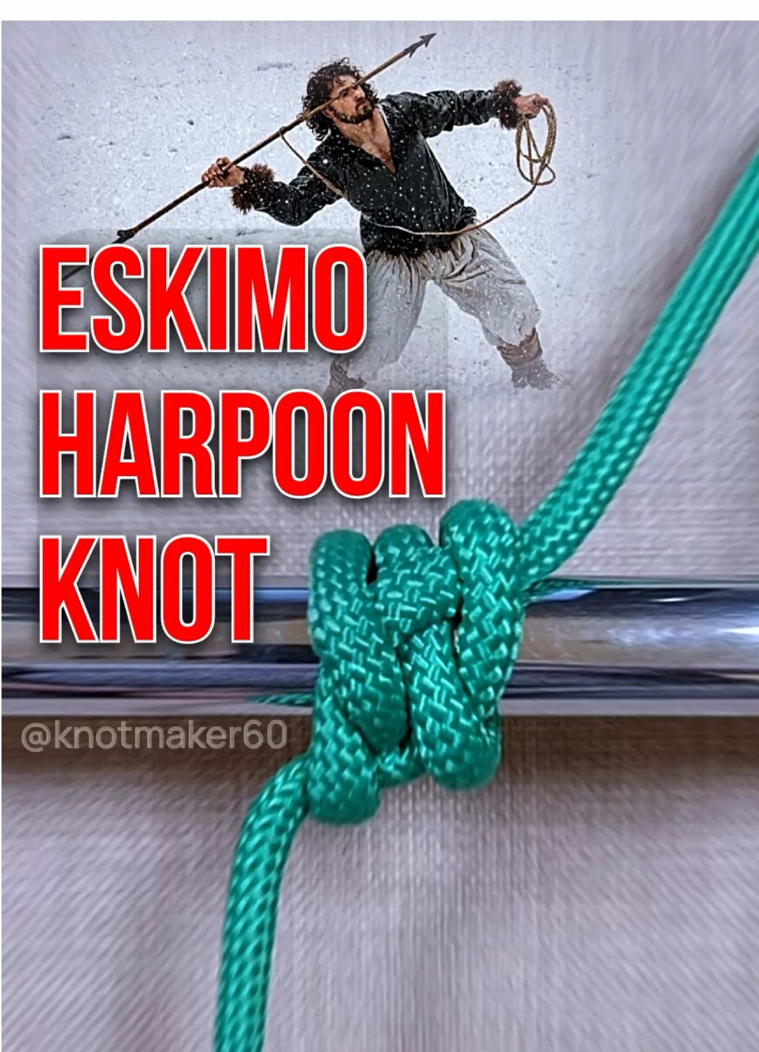 Rare Eskimo Hitch. Strong, fast, and old. @Knot Maker @Knot Maker @Knot Maker  #creatorsearchinsights #short #video #tik_tok