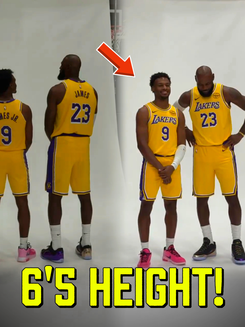 TUMANGKAD si Bronny! tingnan nyo ang Photoshoot nila ni Lebron! 😨 #NBA