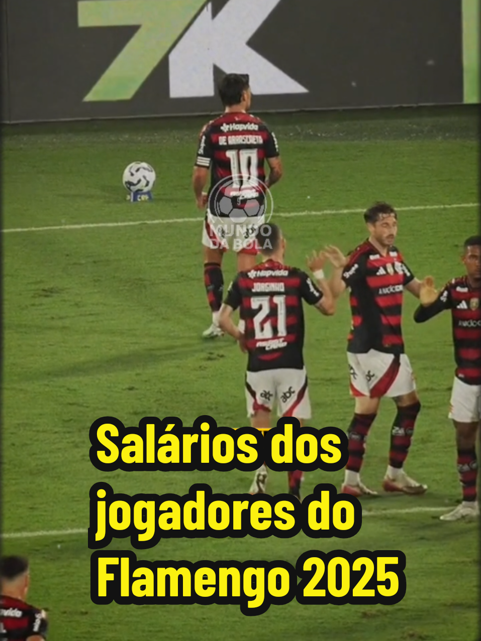 Salários dos jogadores do Flamengo 2025 #flamengo #futebol #futebolbrasileiro 