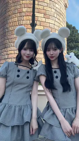 最強じゃん？👻🩶 @いとう ももか #川村結衣 #AKB48 #アイドル #ディズニーランド