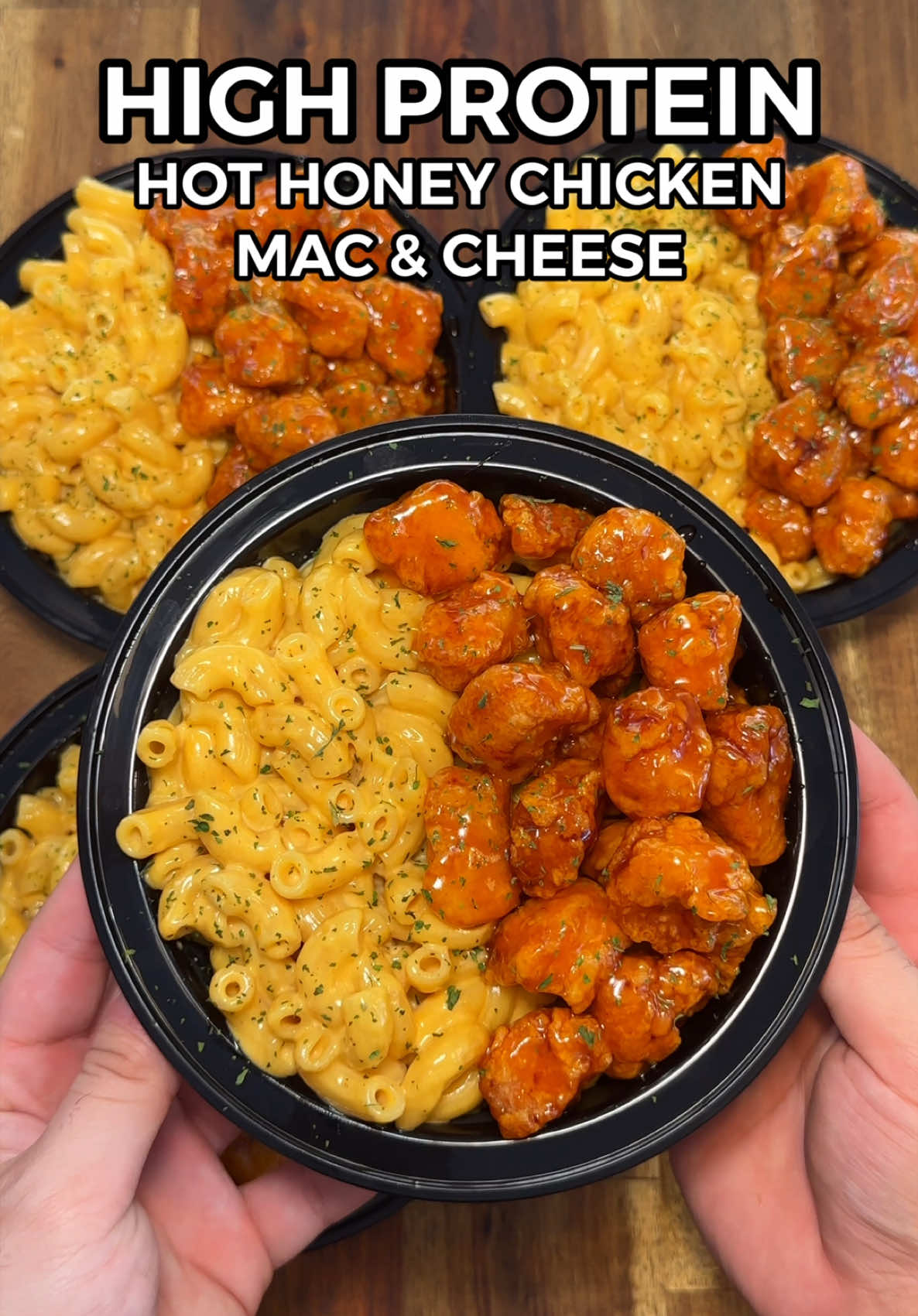High Protein Crispy Hot Honey Chicken Mac & Cheese🔥 63g Protein Meal Prep 💪🏼 (Macros: Per Serving - 4 Total) 688 Calories 84gC | 12gF | 63gP Ingredients: 700g Diced Boneless & Skinless Chicken Breast (raw weight) 1 Tsp Salt, 1/2 Tsp Onion Powder, 1/2 Tsp Garlic Powder, 1/2 Tsp Cayenne Pepper, 1 Tsp Smoked Paprika 1 Egg 120g Cornflour/Cornstarch (not all of this gets used - approximately 30g - 45g sticks to the chicken in total) 10g Light Butter (Nuttelex Light) 100ml Hot Sauce (Franks Redhot Buffalo Sauce) 50g Honey Dash Of Cayenne Pepper 300ml Fat Free Evaporated Milk (Carnation Light & Creamy) 1 Tsp Smoked Paprika & 1 Tsp Chicken Stock Powder 80g Light Cream Cheese 100g Light Grated Cheddar Cheese (Dairyworks Natural Cheddar Cheese) 320g Macaroni Pasta (dry weight) Dont forget to check out my high protein recipe cookbooks with over 280 recipes just like this one! 👨🏻‍🍳📚 #macncheese #highprotein #mealprep #macandcheese #EasyRecipes     