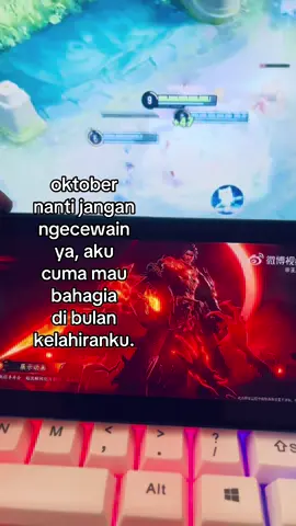 nih yang req oktober “jangan lupa pencet logo game di atas. #HoKThrilling #HOK #HonorofKings #4u #katakata 
