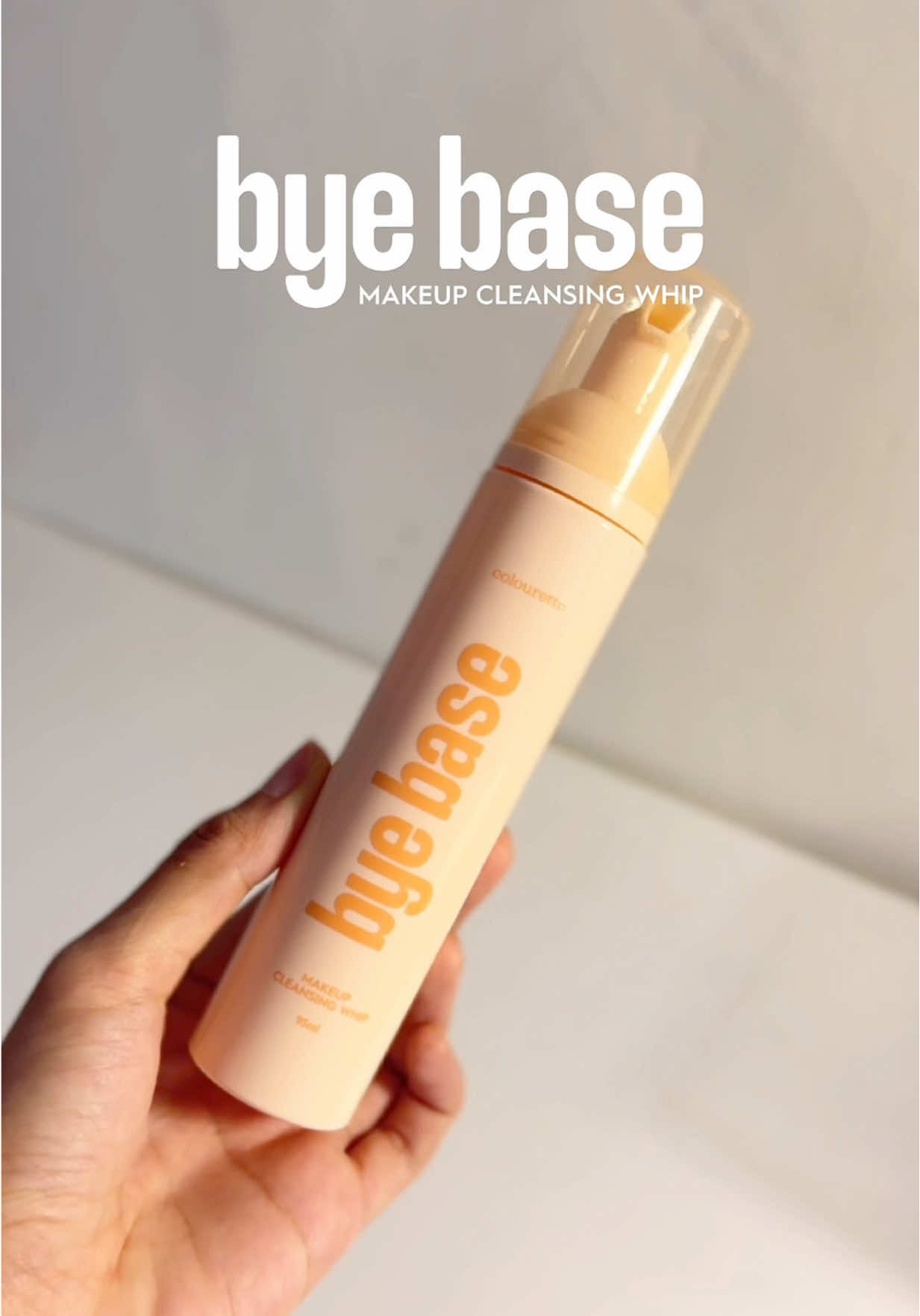Whip away the day. Bye Base cleanses, hydrates, and calms in one step.
