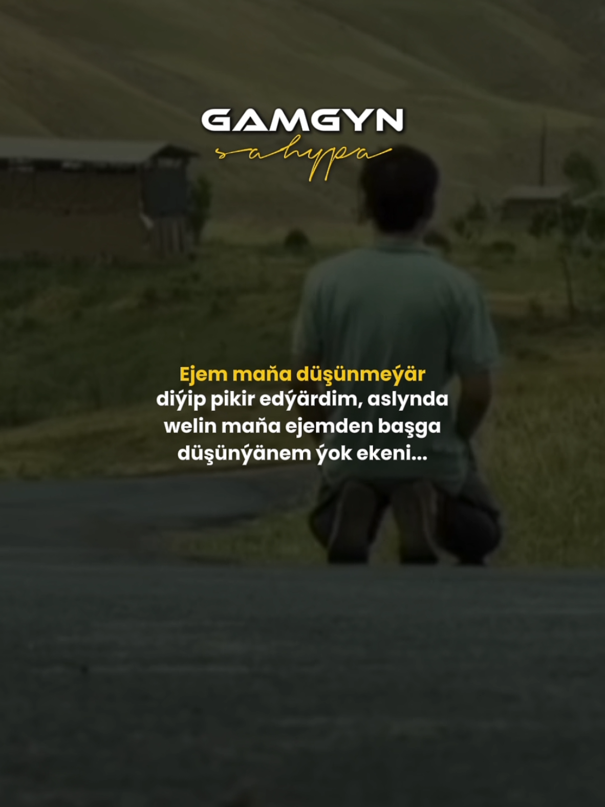 Ejem maňa düşünmeýär... • gamgyn sahypa  #gamgyn_sahypa  #keşfet  #rek  #рек 