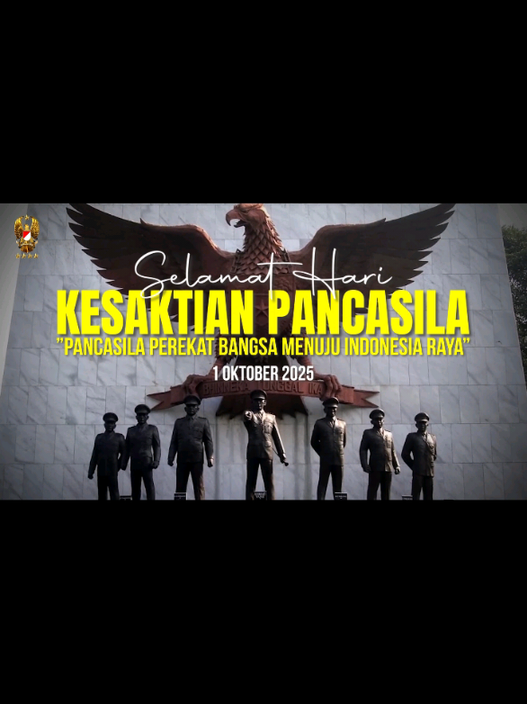 🇮🇩✨ Hari Kesaktian Pancasila ✨🇮🇩 1 Oktober 2025 Di bawah sayap Garuda, kita mengenang mereka yang telah gugur, para Pahlawan Revolusi, demi tegaknya Pancasila. Pengorbanan mereka menyuburkan tanah air, dan keberanian mereka jadi nyala abadi bagi bangsa. Hari ini, kita tegakkan sumpah persatuan. Bahwa Pancasila adalah perekat bangsa menuju Indonesia Raya. #HariKesaktianPancasila #PahlawanRevolusi #1Oktober #IndonesiaJaya #TNIAD 