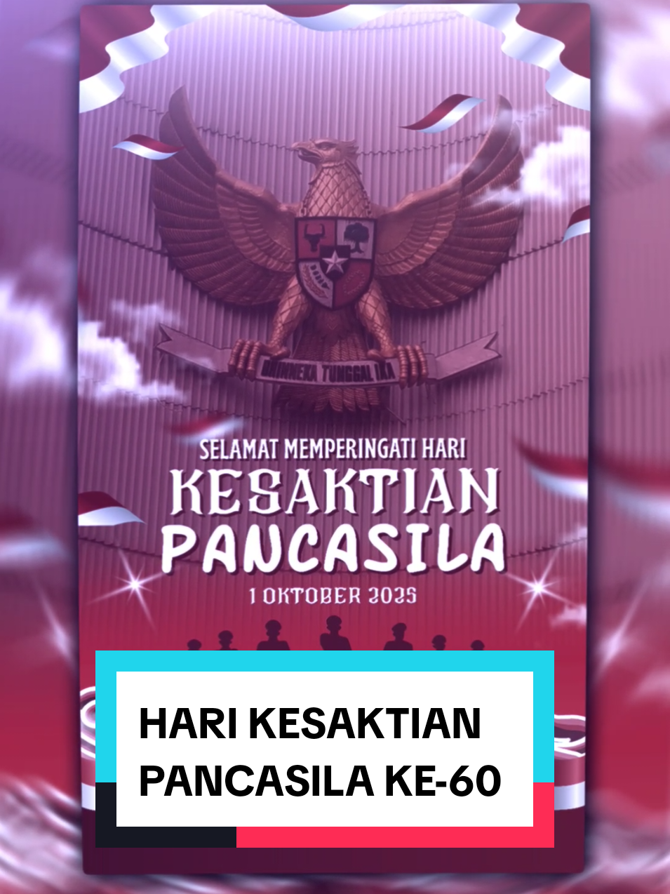 Memperingati Hari Kesaktian Pancasila ke-60 (1 Oktober 1965 - 1 Oktober 2025) Setiap tanggal 1 Oktober diperingati sebagai Hari Kesaktian Pancasila, untuk mengenang keberanian dan kegagahan 6 Jendral 1 Perwira dalam peristiwa Gerakan 30 September dan ditumpasnya kekuatan anti Pancasila, atau berbagai pemberontakan. Gejolak yang timbul akibat G30S pada akhirnya berhasil diredam oleh otoritas militer Indonesia. Dan akhirnya sejarah tanggal 1 Oktober dikenang sebagai Hari Kesaktian Pancasila, dan untuk mengenang 6 Jenderal 1 Perwira yang menjadi korban keganasan PKI pemerintah membangun Monumen Pancasila Sakti untuk mengenang para pahlawan revolusi. #faizaleditor_3 #g30spki #pahlawanrevolusi #sejarah #fyp 
