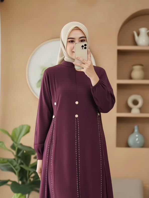 gamis wanita cantik syari murah kekinian #gamiswanita #gamiscantik #gamissyari #gamismurah #gamiskekinian 