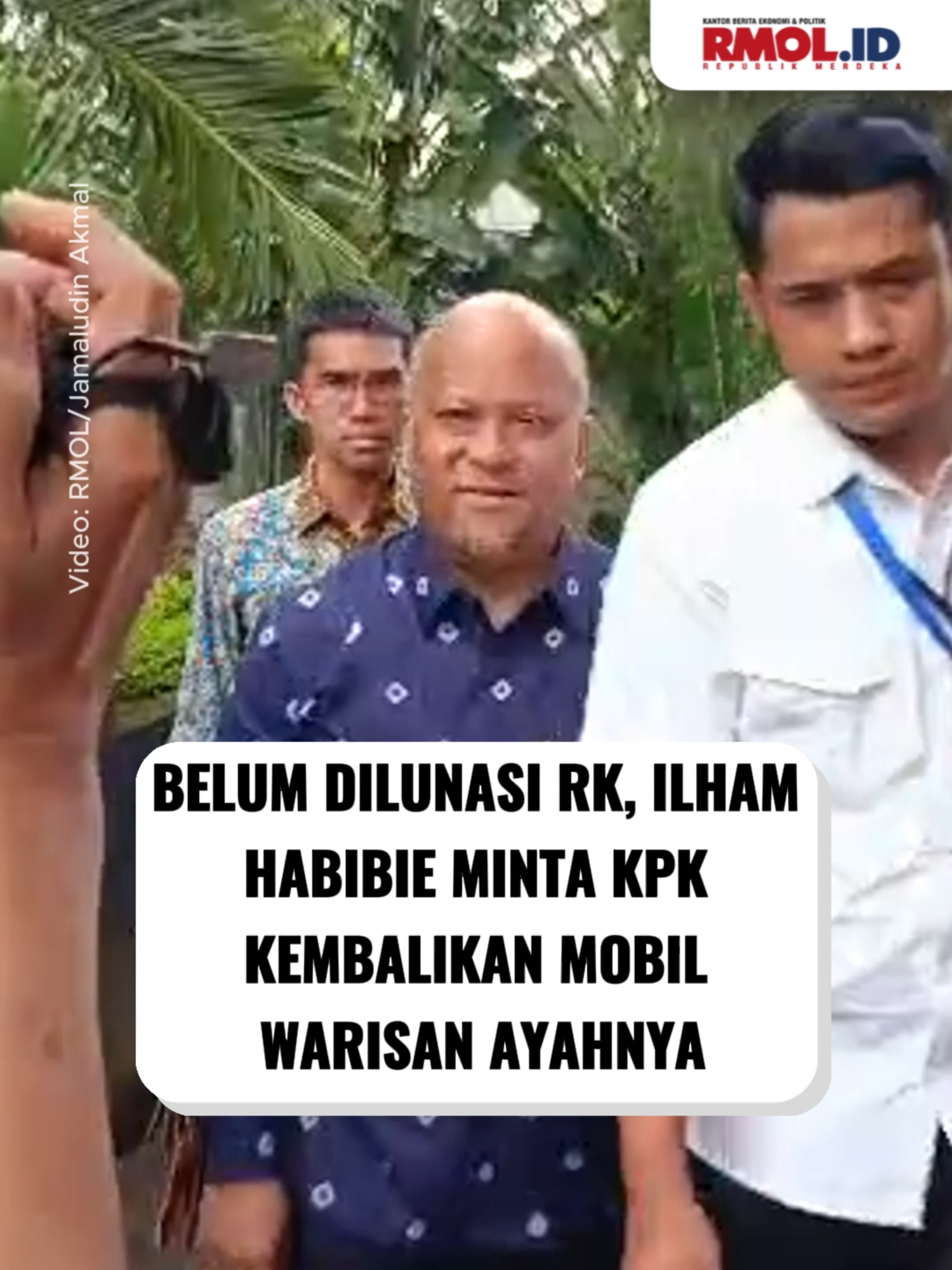 Ilham Akbar Habibie memenuhi panggilan KPK, Selasa, 30 September 2025. Ia berharap mobil Mercedes Benz warisan BJ Habibie yang disita dapat dikembalikan karena Ridwan Kamil belum melunasi cicilannya. Ridwan Kamil baru membayar Rp1,3 miliar dari total Rp2,6 miliar. Mobil warna asli silver itu bahkan diubah menjadi biru tanpa izin Ilham. Ilham mengaku pernah memberi tenggat pelunasan, namun tak dipenuhi. 