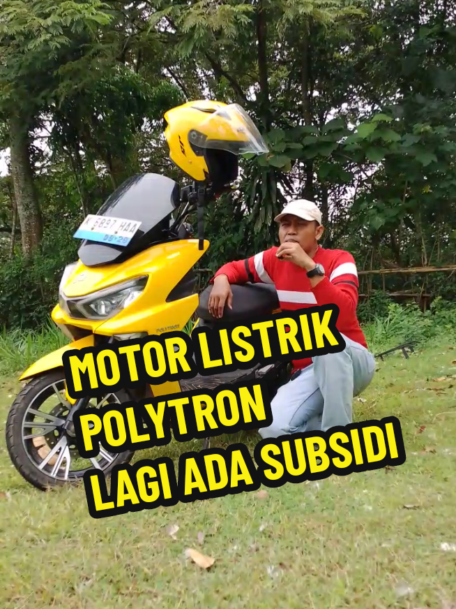 MOTOR LISTRIK POLYTRON FOX R mampu tempuh jarak 120km sekali cas batre 😎😎😎 #motorlistrik #polytron #foxr 
