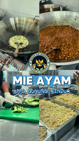 Mie ayam? Bukan cuma enak, tapi juga bergizi & seimbang! 🍜💪 Salah satu menu Makan Bergizi Gratis kami pilih dari request terbanyak kalian dan pastinya udah dihitung angka kecukupan gizinya (AKG) ✅ Karbo, protein, sayur? Aman! #MakanBergizi #MieAyamSehat #AKGTerjaga#GratisTapiBerkualitas#SPPGGunungSindur