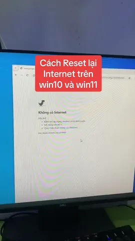 Máy tính hoặc Laptop bị mất kết nối mạng,No Internet,Cách reset network,reset mạng,trên windows 10 và windows 11 #pc#laptop#suamaytinh#suachuapc#computer