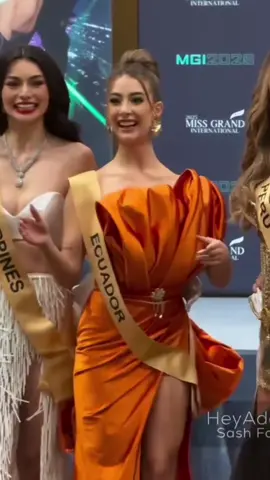 ECUADOR en el Miss Grand resaltando con su belleza quiteña 🇪🇨🔥 #ecuador #missgrandinternational #mgi #missuniverse @Miss Grand International @Samantha Quenedit #LIVEIncentiveProgram 