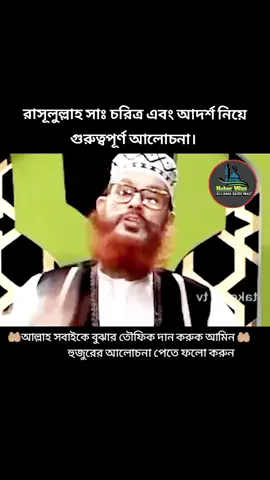 #রাসূলুল্লাহ সাঃ চরিত্র এবং আদর্শ নিয়ে গুরুত্বপূর্ণ আলোচনা #আল্লামা_দেলোয়ার_হোসেন_সাঈদী #foryou #tiktok #viral?videotiktok 