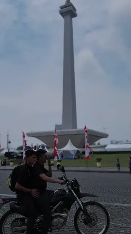 MENJELANG HUT TNI 80TH  #fyp #monas #jakarta 