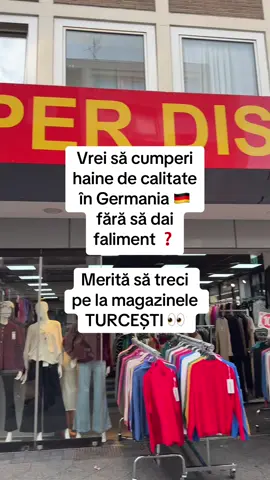 Mulți clienți spun că hainele turcești rezistă mai bine decât unele branduri mari germane. Unele articole pot dura ani, fără să își piardă forma sau culoarea. #foryou #fyp #germania #viataingermania #moldoveniingermania 