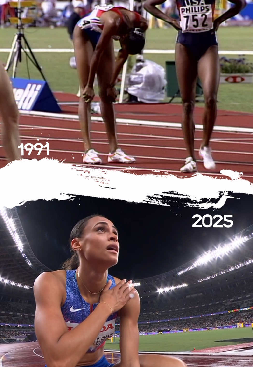 Iconic women’s 400m finals 🤝 Tokyo #WorldAthleticsChamps Marie-José Pérec flew to 400m glory in 1991, but Sydney McLaughlin-Levrone lead the greatest women’s 400m race in history just weeks ago 🤩 Relive the unforgettable moments of Tokyo 1991 by exploring the World Athletics Championships gallery in the virtual tour of the Museum of World Athletics (MOWA)  💻 @Ellie Sunman  #athletics #history #tokyo #france 