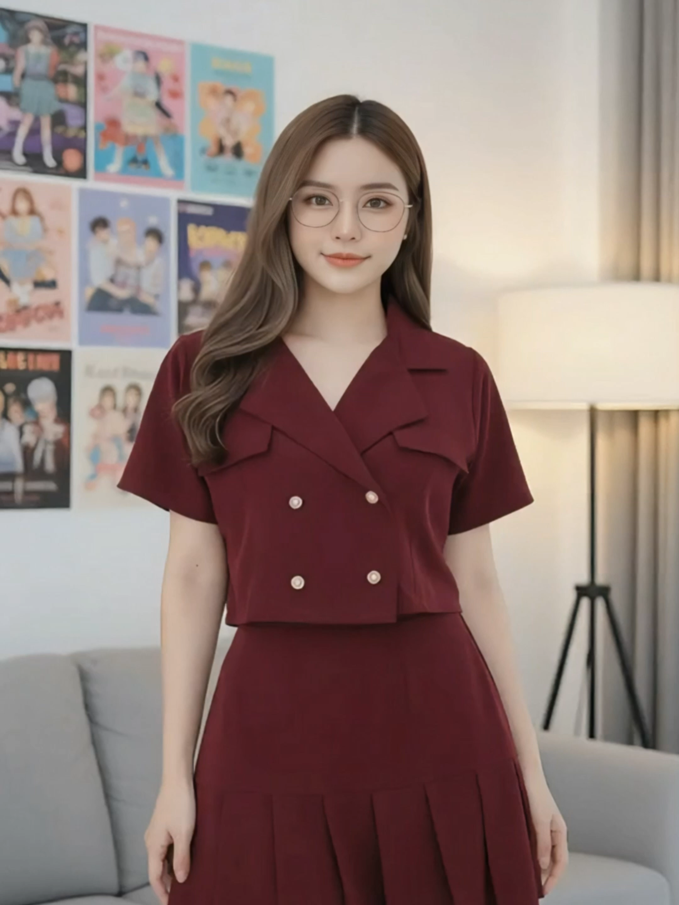 SETELAN SET TWEED WANITA #ONESET #setelanwanita #OUTFIT
