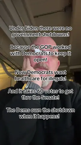 Democrats will own this shutdown!!
