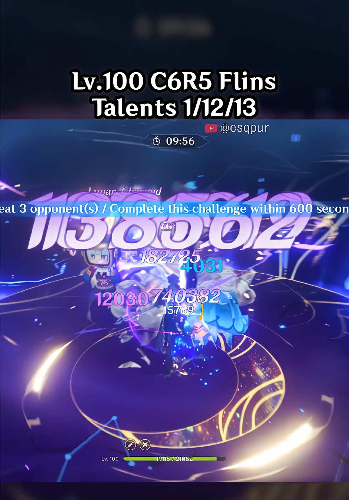 LV.100 C6R5 FLINS TALENTS 1/12/13 #GenshinImpact #hoyocreators #Flins 