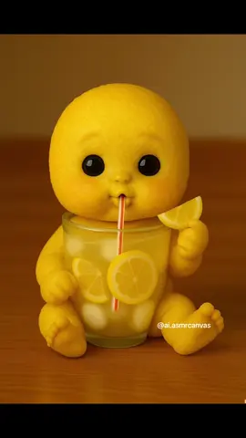 Cute Lemonade ASMR #aiasmr #satisfyingvideo #fyp #asmr #lemon 