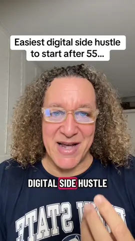 Easiest digital side hustle to start after 55..  #onlinebusiness #makemoneyonline #digitalmarketingforbeginners #earnonline #passiveincome 