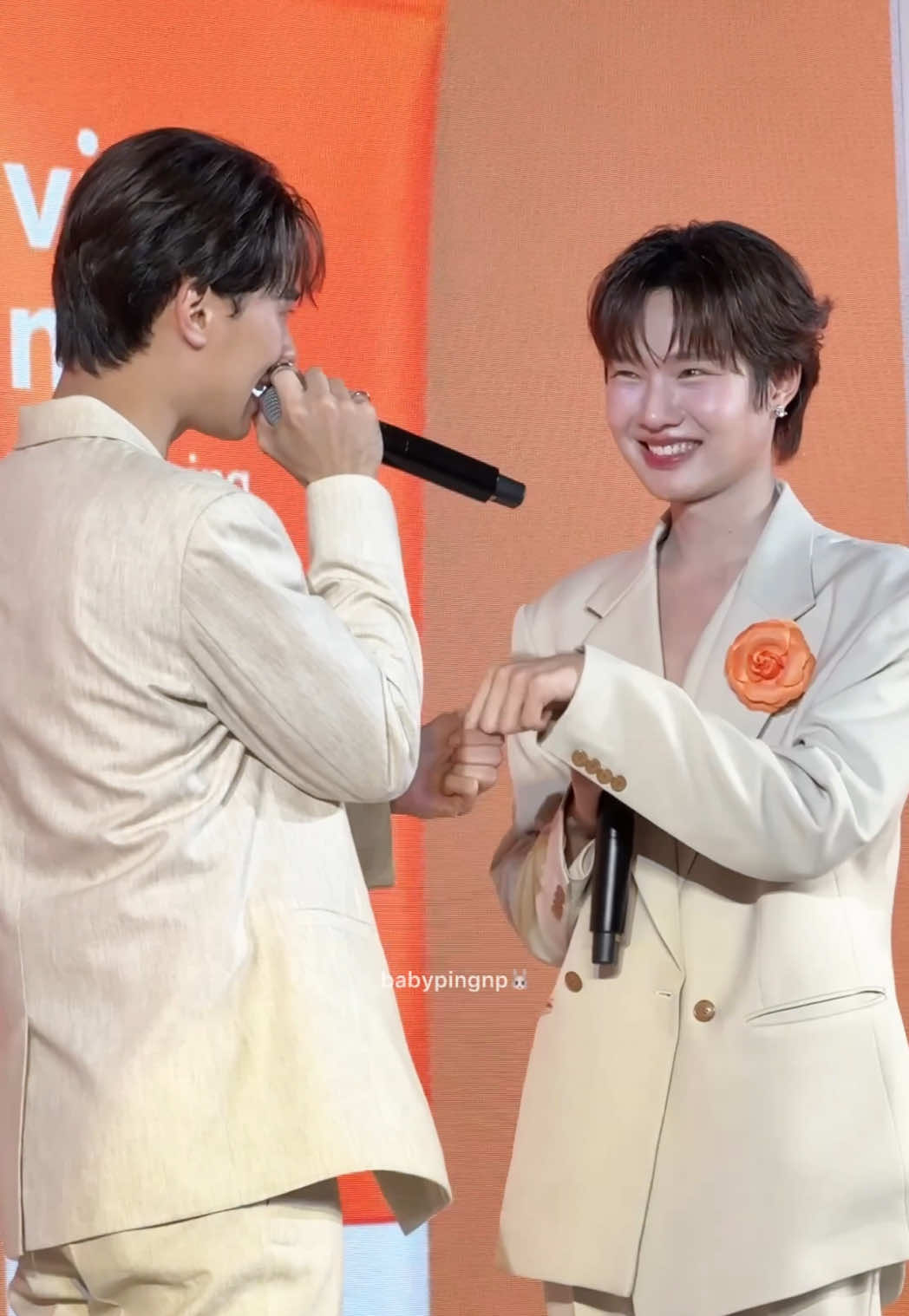 เก่งน้ำปิงจีบกันไปสองคนเหอะนะ สาววายฟินมากแย้ว🥺🫠 @Harit_keng @nampingster  #TFS11thAnniversaryxKNP  #KengNamping #เก่งน้ำปิง #kengharit #Nampingster 