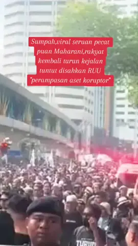 # sumpah, viral seruan pecat puan Maharani dari ketua DPR, rakyat kembali turun kejalan tuntut disahkannya RUU 