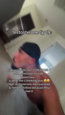 just the truth. #testosterone #prolactin #leadershipskills 
