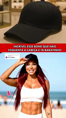Respondendo a @Rogerio MS comprei o boné incrível #bone #praia #verao #promocao #tiktokshop 