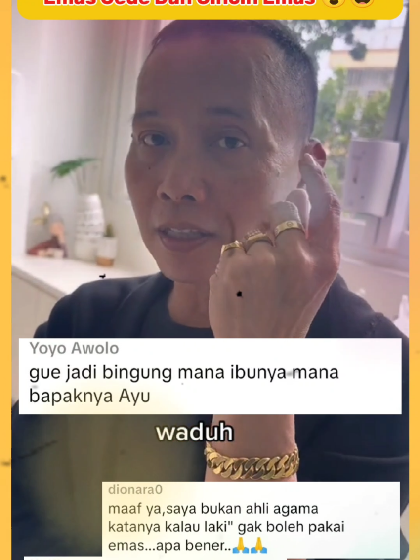 Merasa Jadi Artis Papan Atas, Ayah Rojak Pamer Perhiasan Emas 😍 #ayutingting #ayahojak #fyp #trending #viral 