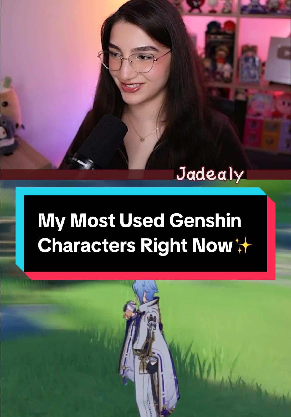 My most used Genshin characters rn✨ Who are yours?🤔 #GenshinImpact #genshin #jadealy #hoyocreators #genshincharacters 