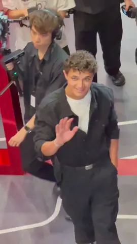 Lando at the polo red event 