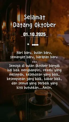 Welcome October 2025 .  .  .  .  #goodbyeseptember  #welcomeoktober  #fyp  #templatecapcut  #dedikawan 