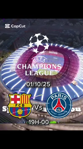 Fac Barcelone vs Psg #champiom League 2024/26#barcelona#paris#fyp ##fc 